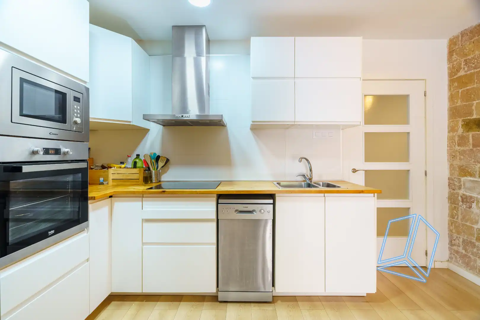 Cocina de Piso en venta en Barcelona con Aire acondicionado, Calefacción y Parquet