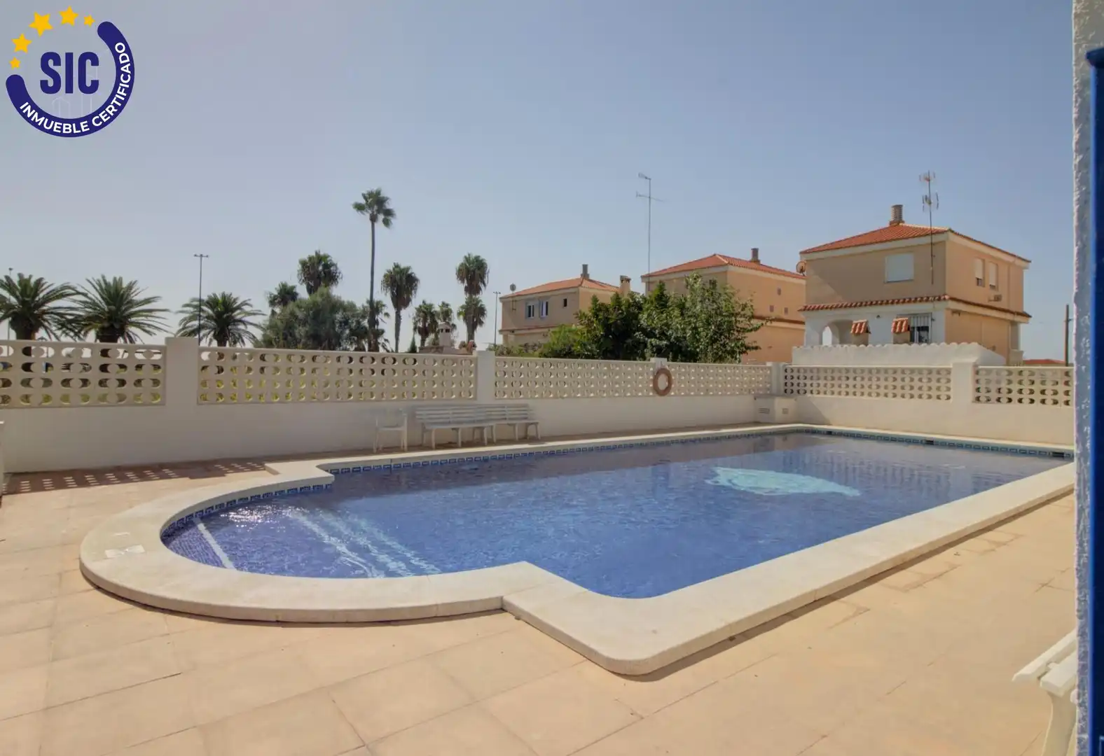 Schwimmbecken von Maisonette zum Verkauf in Nules mit Klimaanlage, Privatgarten und Terrasse