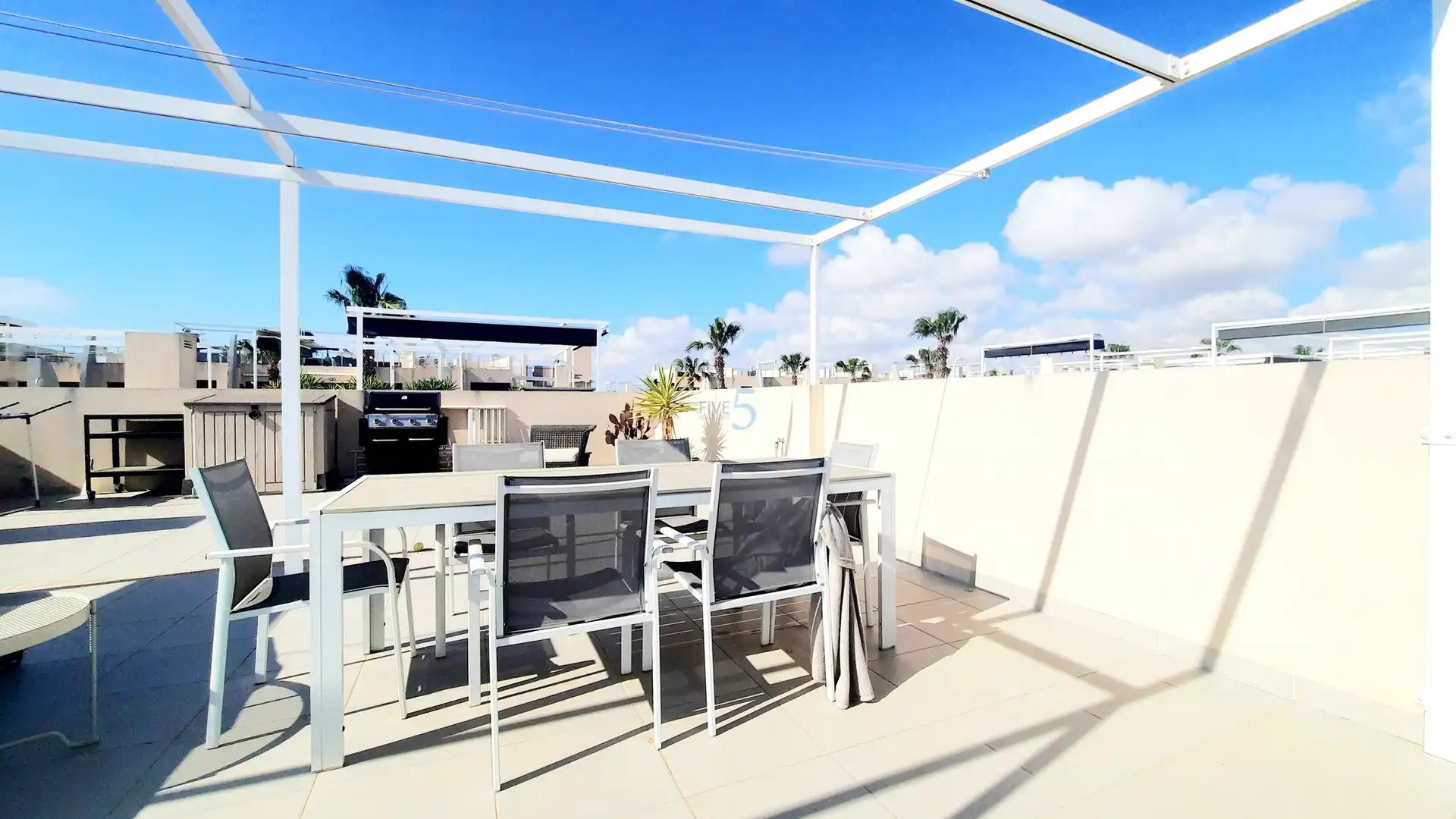 Terrace of Flat for sale in Pilar de la Horadada  with Air Conditioner, Heating and Swimming Pool