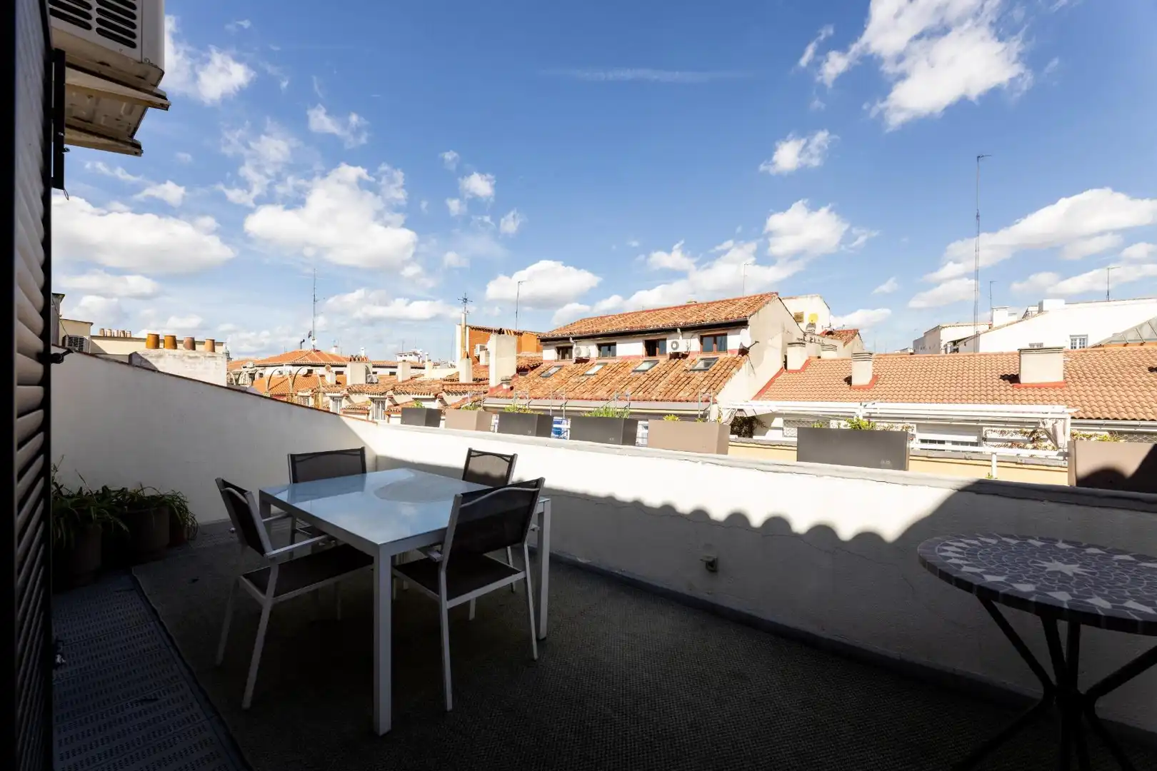 Terrasse von Dachboden zur Miete in Madrid mit Klimaanlage, Heizung und Terrasse