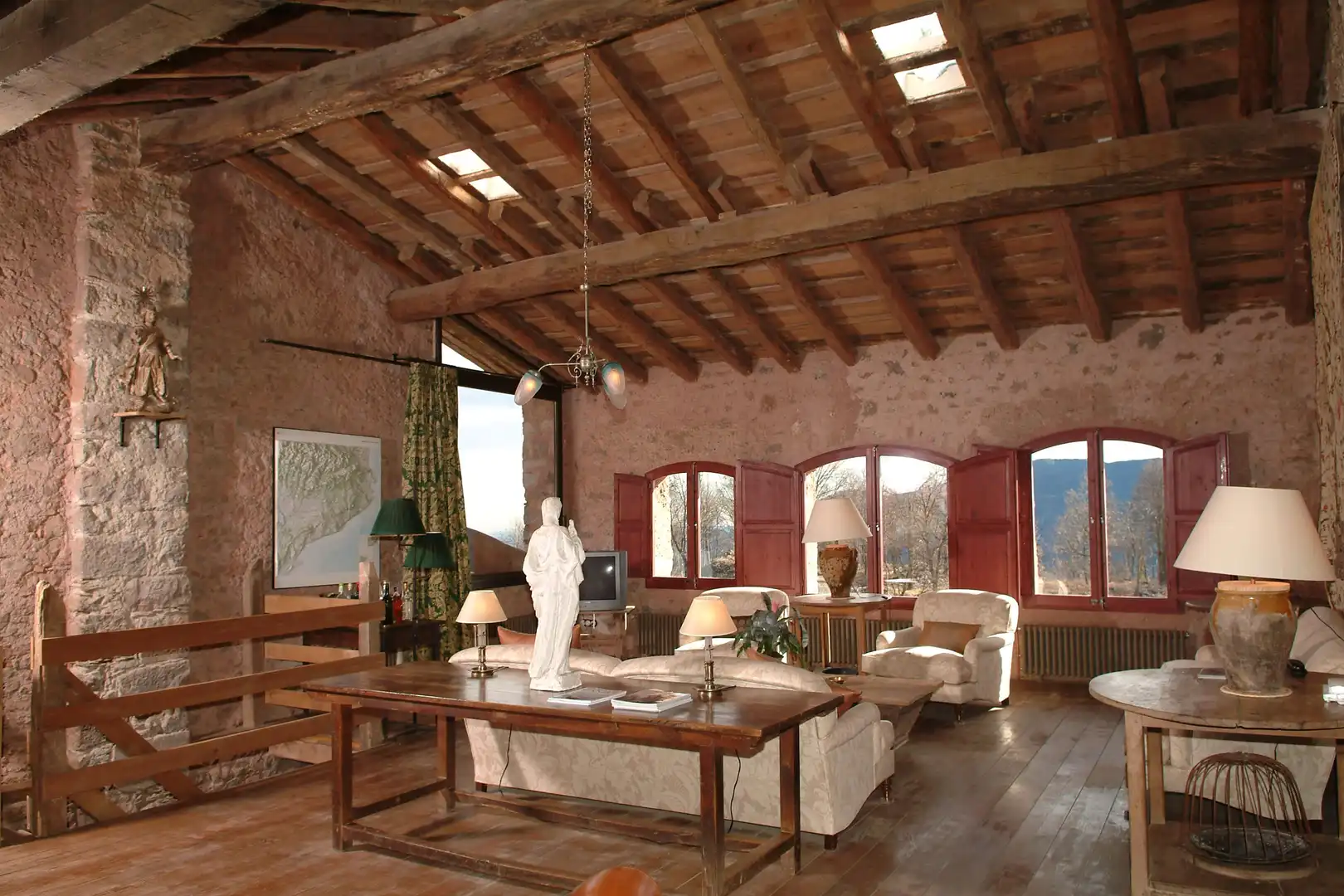 Sala de estar de Finca rústica en venta en Camprodon con Calefacción, Jardín privado y Terraza