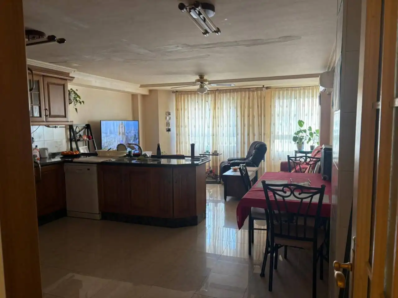 Living room of Flat for sale in Alcoy / Alcoi  with Air Conditioner, Heating and Terrace