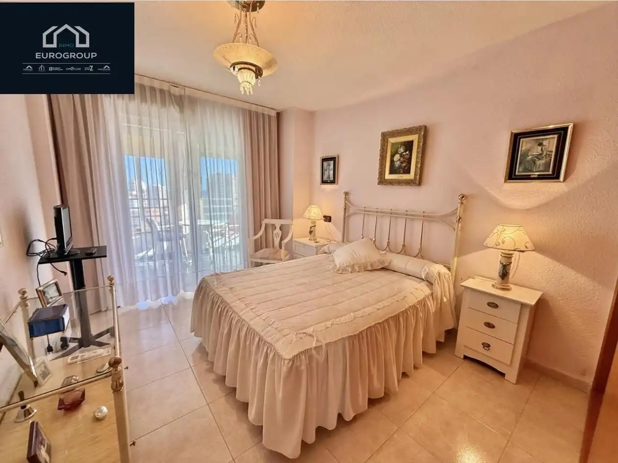Bedroom of Apartments for rent in Benidorm  with Air Conditioner, Heating and Furnished