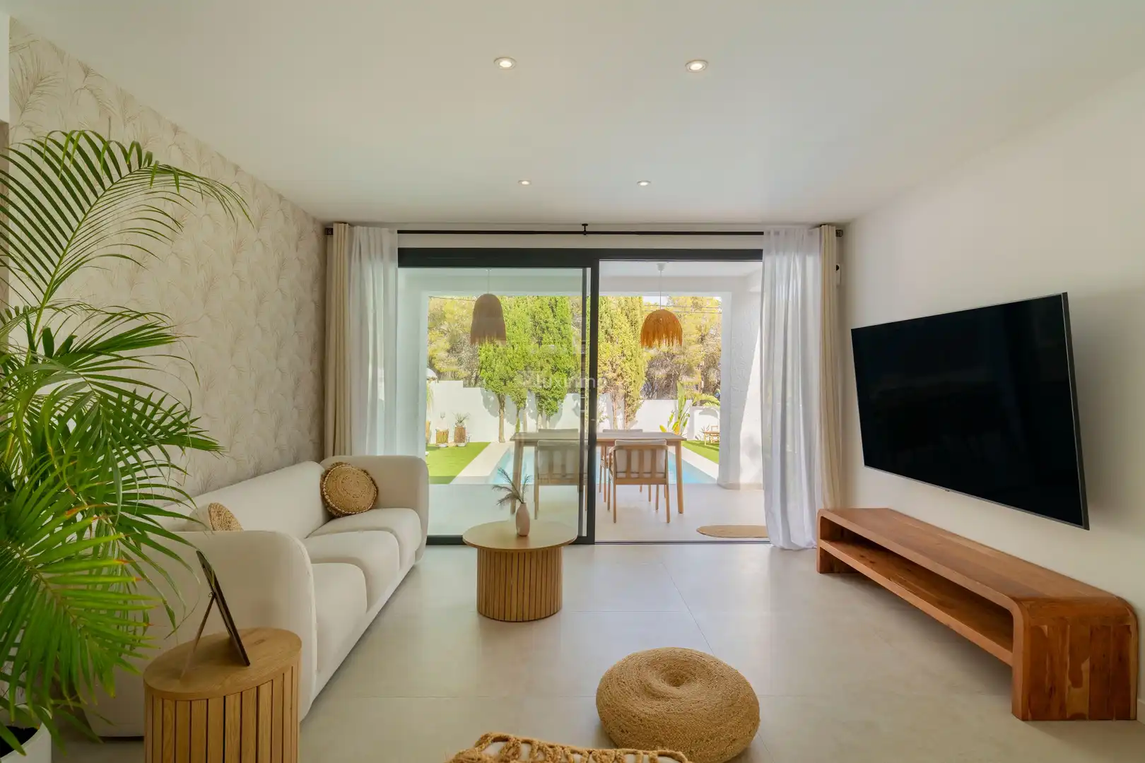 Sala de estar de Casa o chalet en venta en Altea con Aire acondicionado, Terraza y Trastero