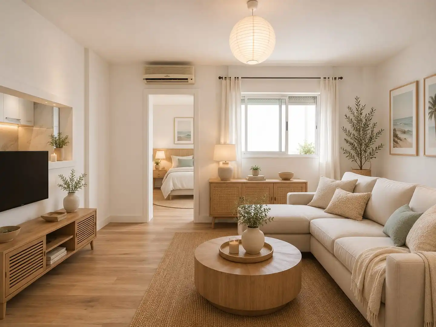 Sala de estar de Piso en venta en Torrevieja con Aire acondicionado, Calefacción y Amueblado