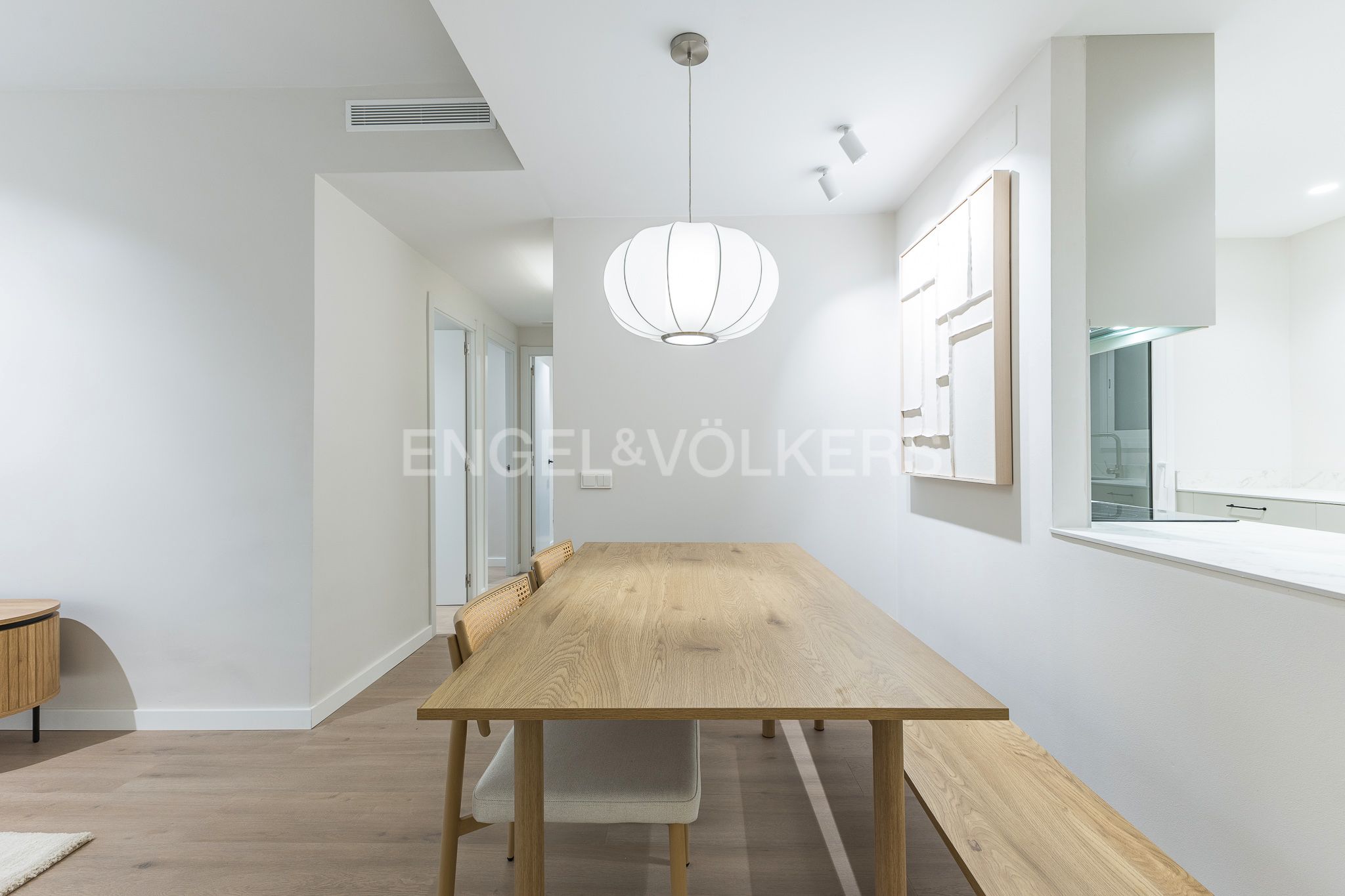 Comedor de Apartamento en venta en  Barcelona Capital con Aire acondicionado, Calefacción y Parquet