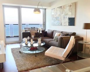 Living room of Flat to rent in  Barcelona Capital  with Air Conditioner, Heating and Terrace