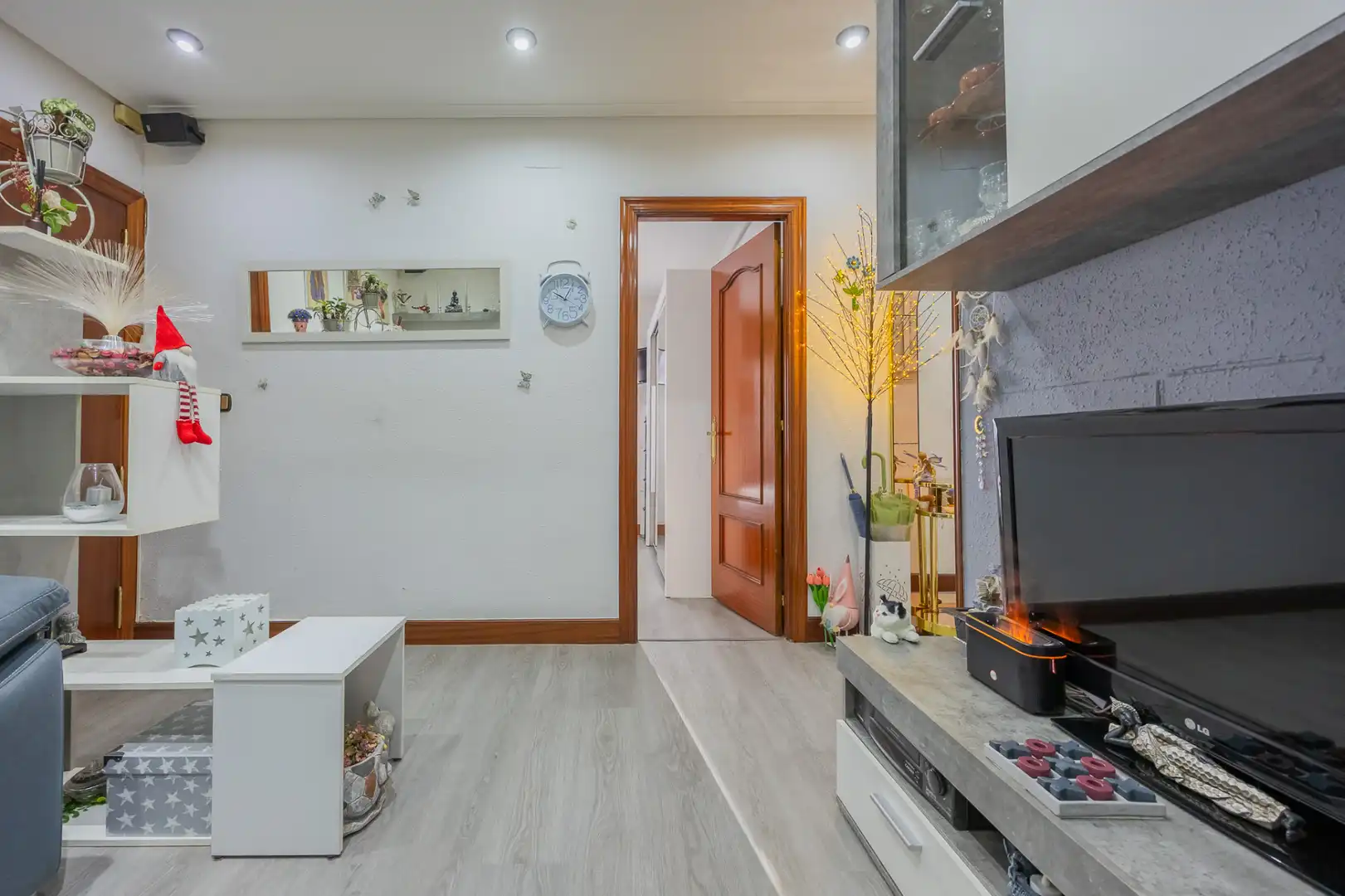 Wohnzimmer von Wohnung zum Verkauf in Alonsotegi mit Heizung und Möbliert