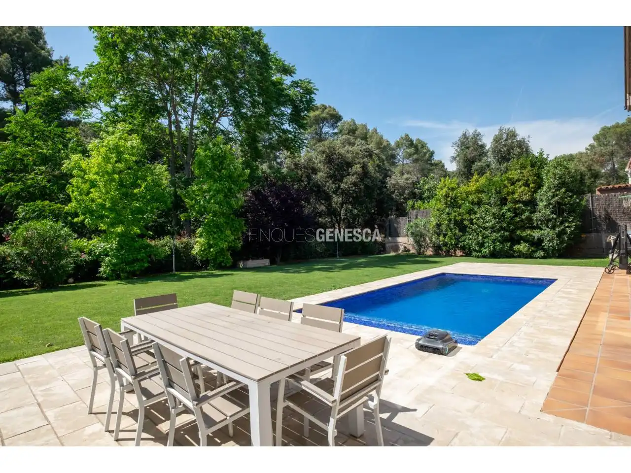 Jardín de Casa o chalet en venta en Matadepera con Aire acondicionado, Calefacción y Jardín privado