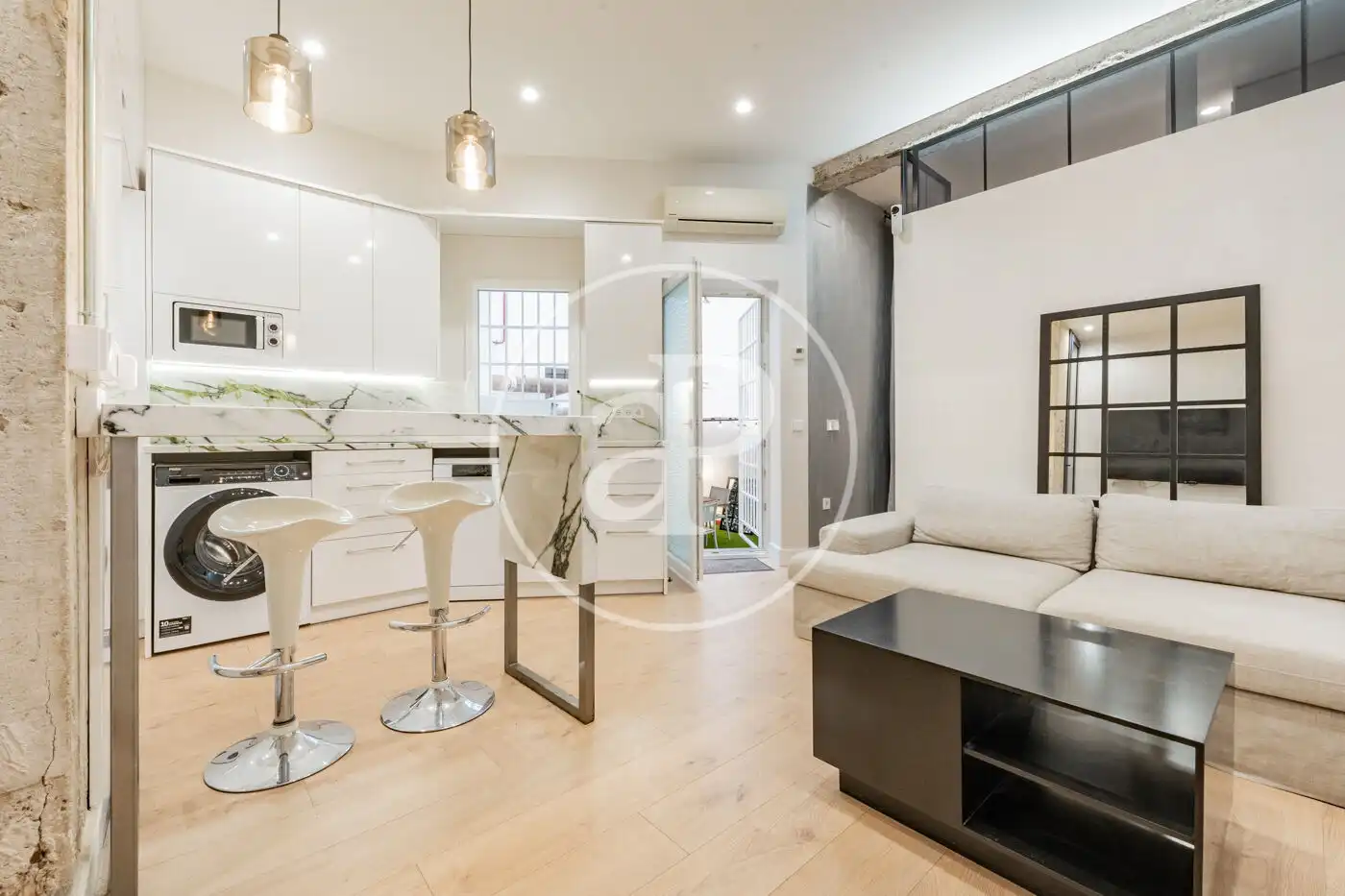 Sala de estar de Piso en venta en Madrid con Aire acondicionado, Calefacción y Jardín privado