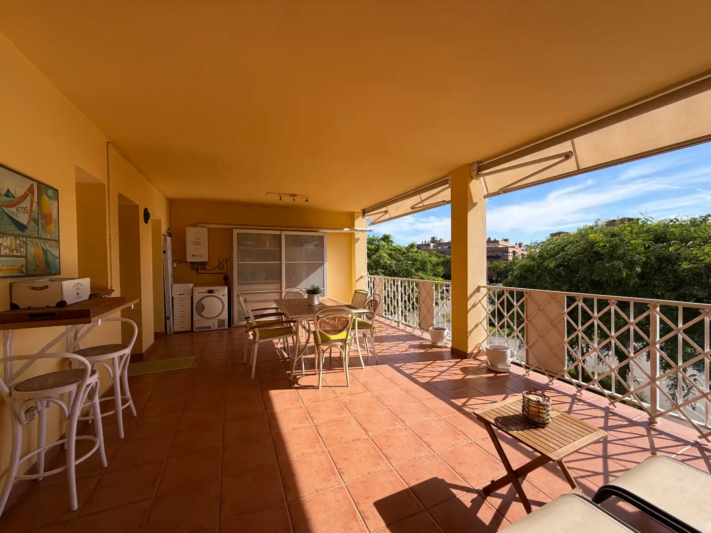 Terrassa de Apartament en venda en Roses amb Aire condicionat, Calefacció i Parquet