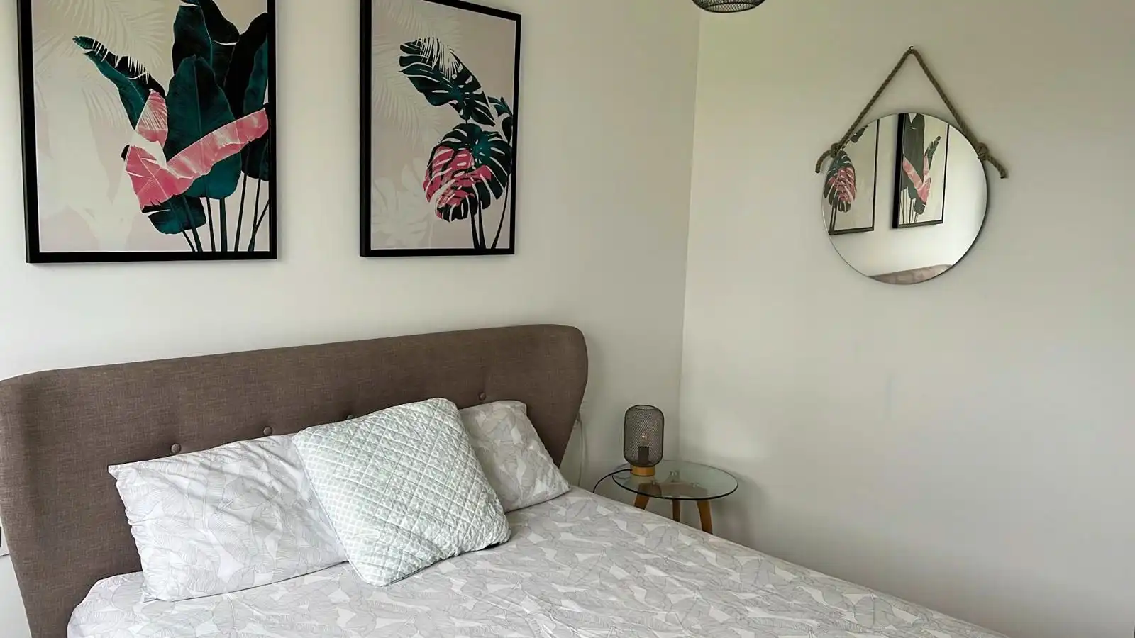 Schlafzimmer von Wohnung zur Miete in Pilar de la Horadada mit Klimaanlage, Heizung und Privatgarten