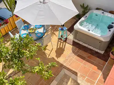 Terraza de Casa adosada en venta en Mijas Golf