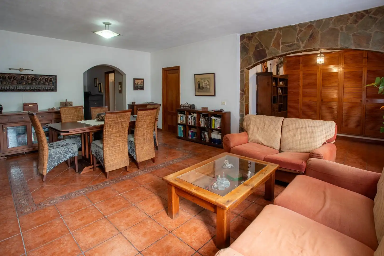 Sala d'estar de Casa adosada en venda en El Sauzal amb Terrassa, Traster i Balcó