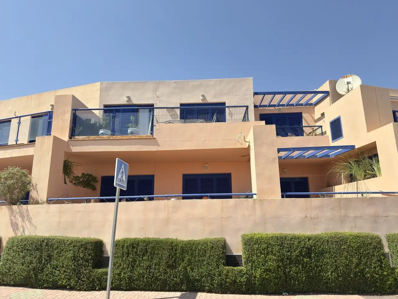 Vista exterior de Apartamento en venta en Mojácar con Aire acondicionado, Terraza y Piscina