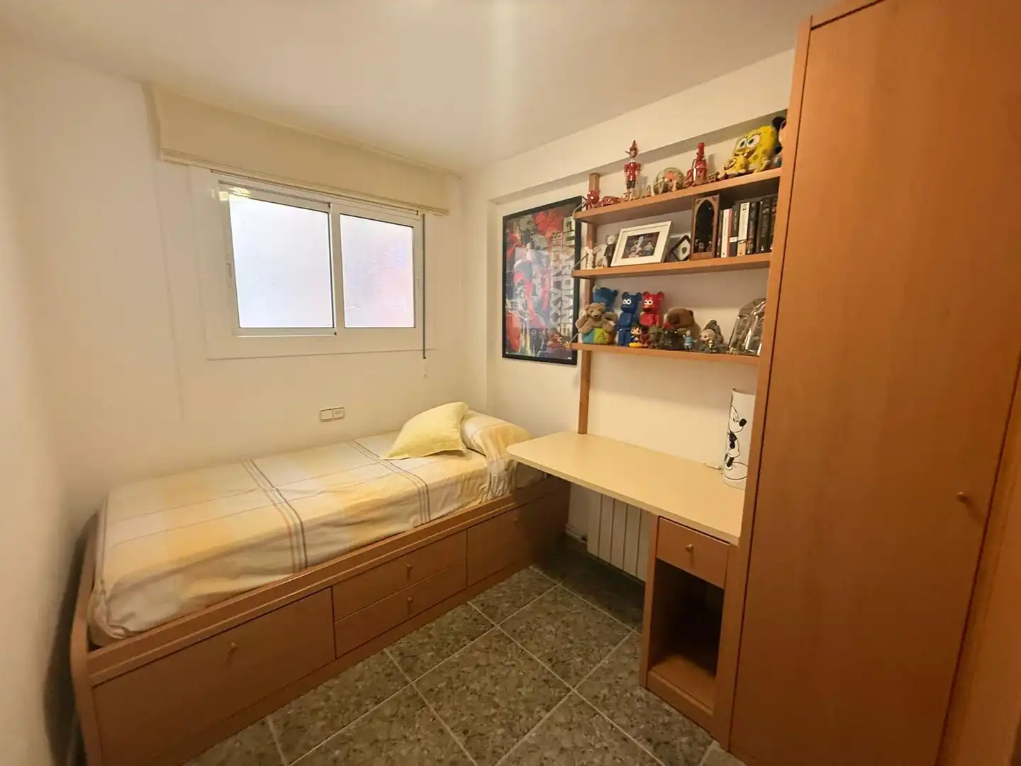 Schlafzimmer von Wohnung zum Verkauf in Cornellà de Llobregat mit Heizung und Balkon