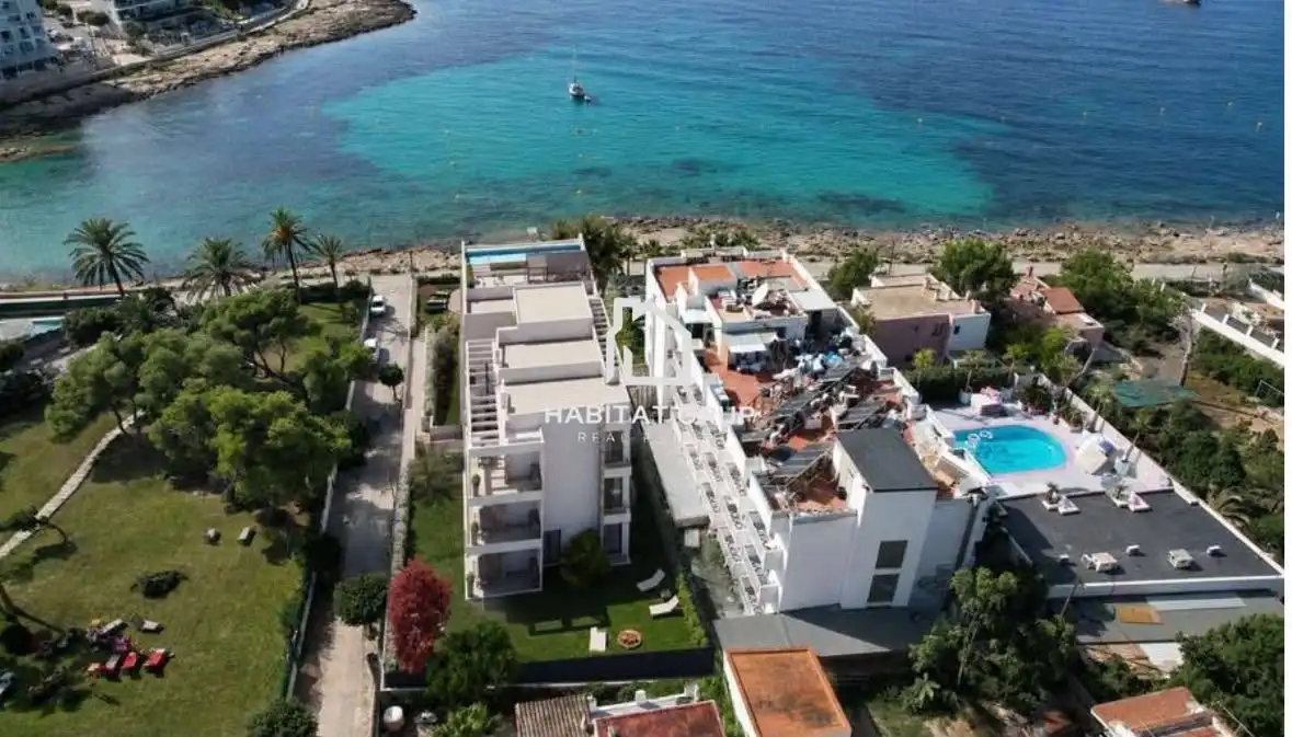 Vista exterior de Piso en venta en Sant Antoni de Portmany con Calefacción, Jardín privado y Terraza