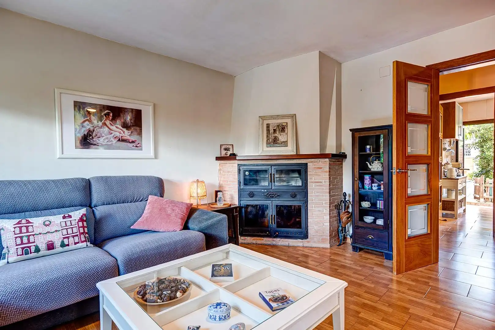 Sala de estar de Casa o chalet en venta en Collbató con Calefacción, Jardín privado y Piscina