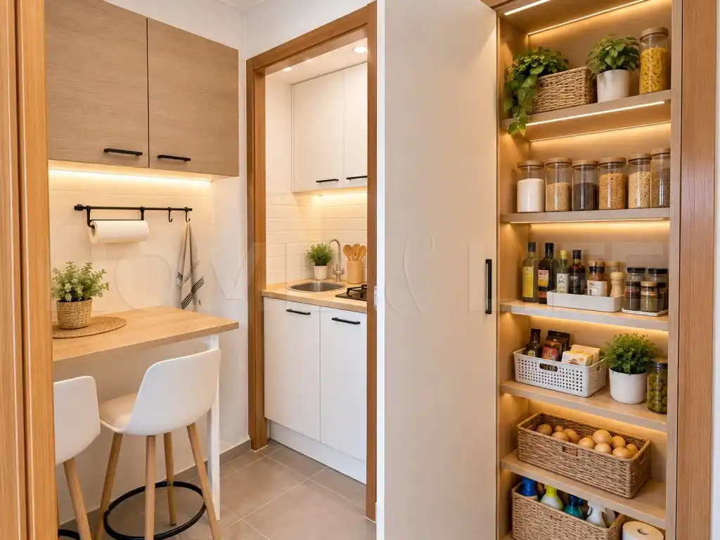 Küche von Wohnung zum Verkauf in Benalmádena mit Schwimmbad und Gemeinschaftspool