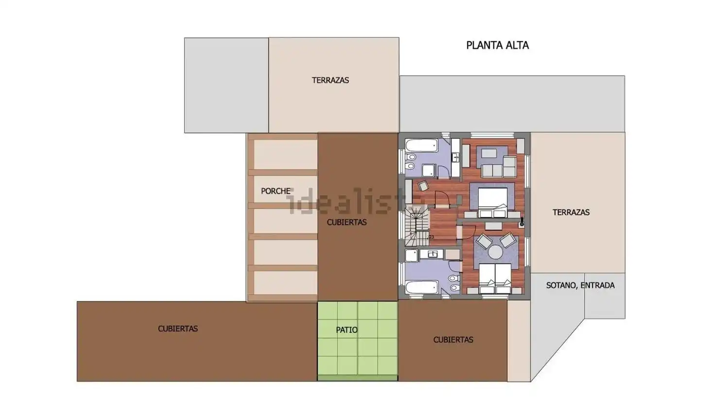 Casa o chalet en venta en Calera de León con Jardín privado, Terraza y Amueblado