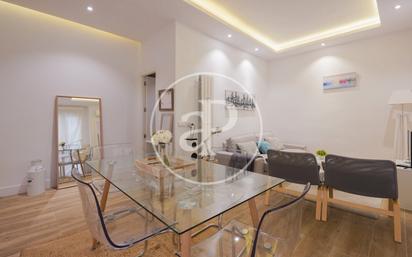 Dining room of Flat to rent in  Madrid Capital  with Air Conditioner, Heating and Furnished