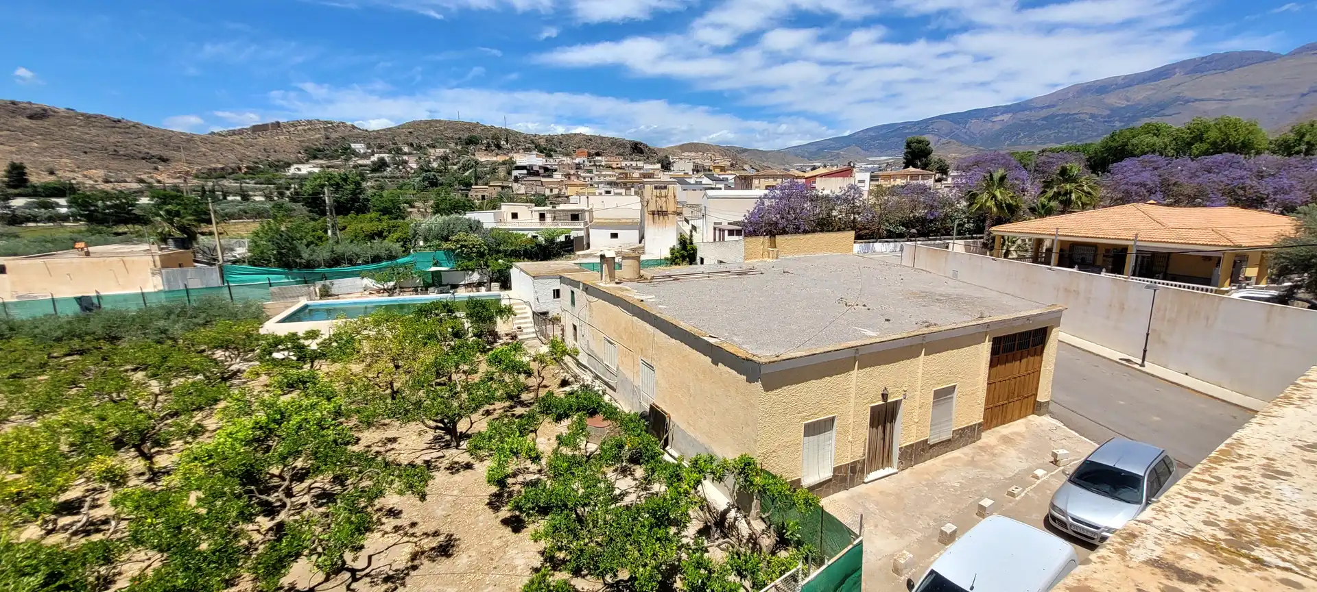 Vista exterior de Finca rústica en venta en Berja con Jardín privado, Terraza y Piscina