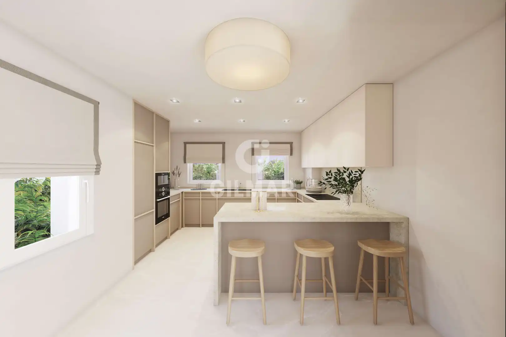 Cocina de Casa o chalet en venta en Benalmádena con Calefacción, Jardín privado y Piscina