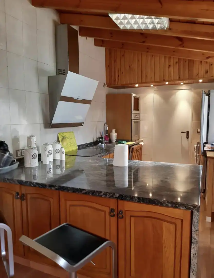 Cocina de Casa o chalet en venta en Mansilla Mayor con Parquet, Trastero y Amueblado
