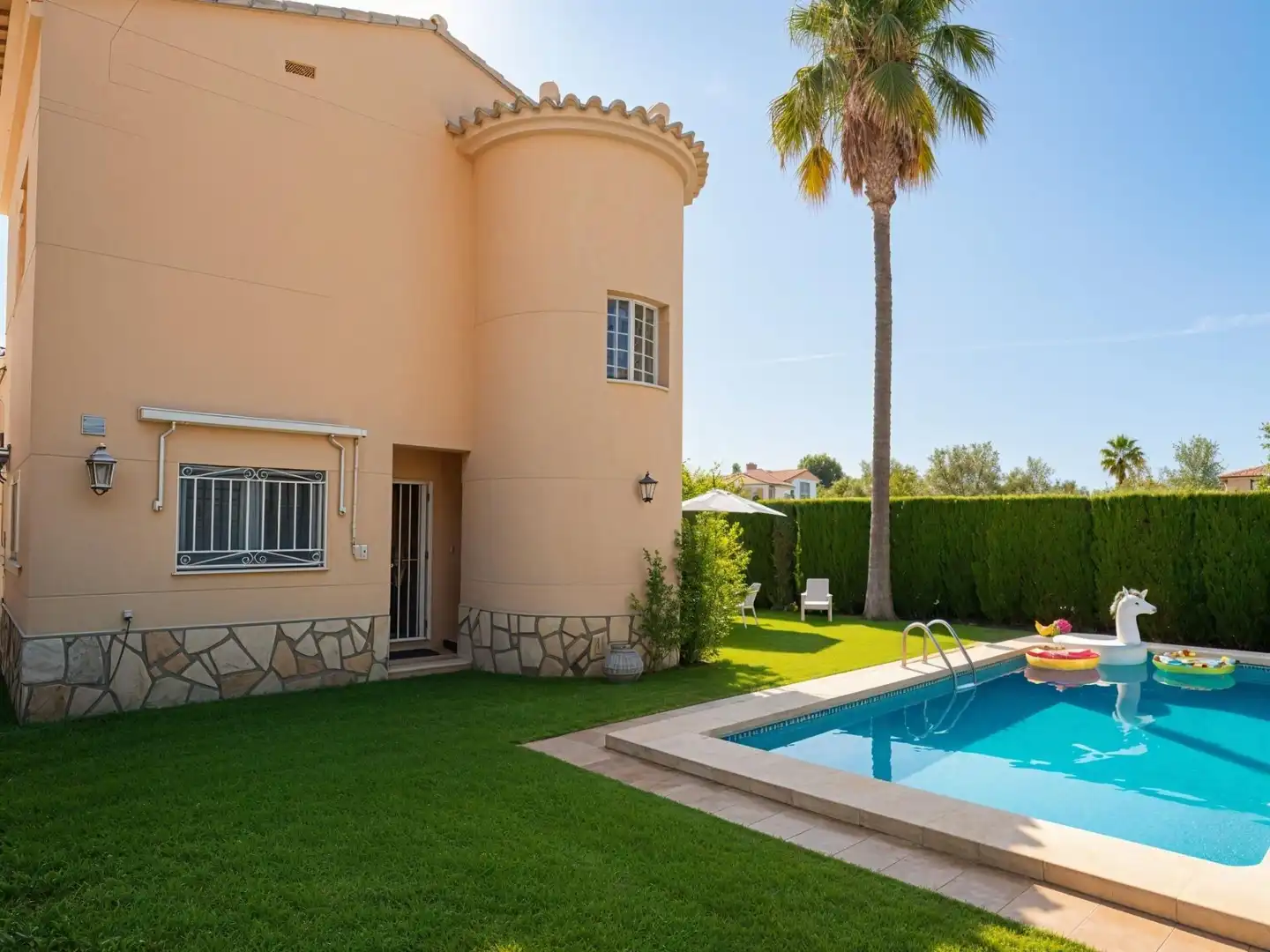 Exterior view of Houses for sale in Oliva  with Air Conditioner, Heating and Private garden