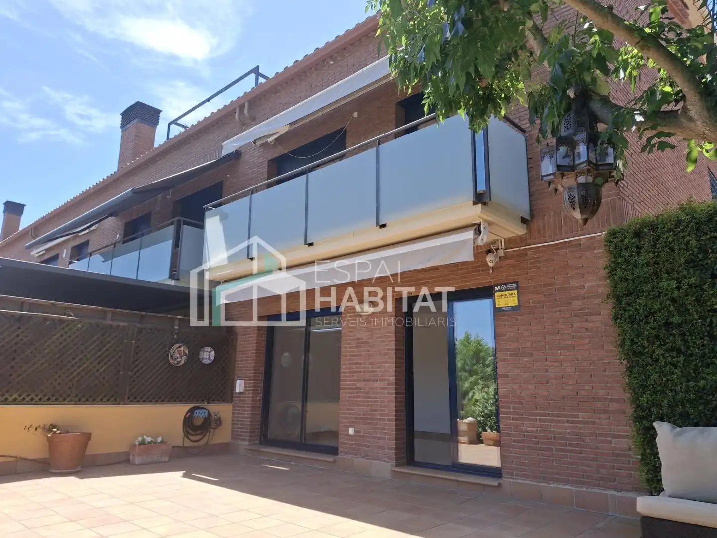 Terrassa de Casa adosada de lloguer en Cabrils amb Calefacció, Jardí privat i Parquet