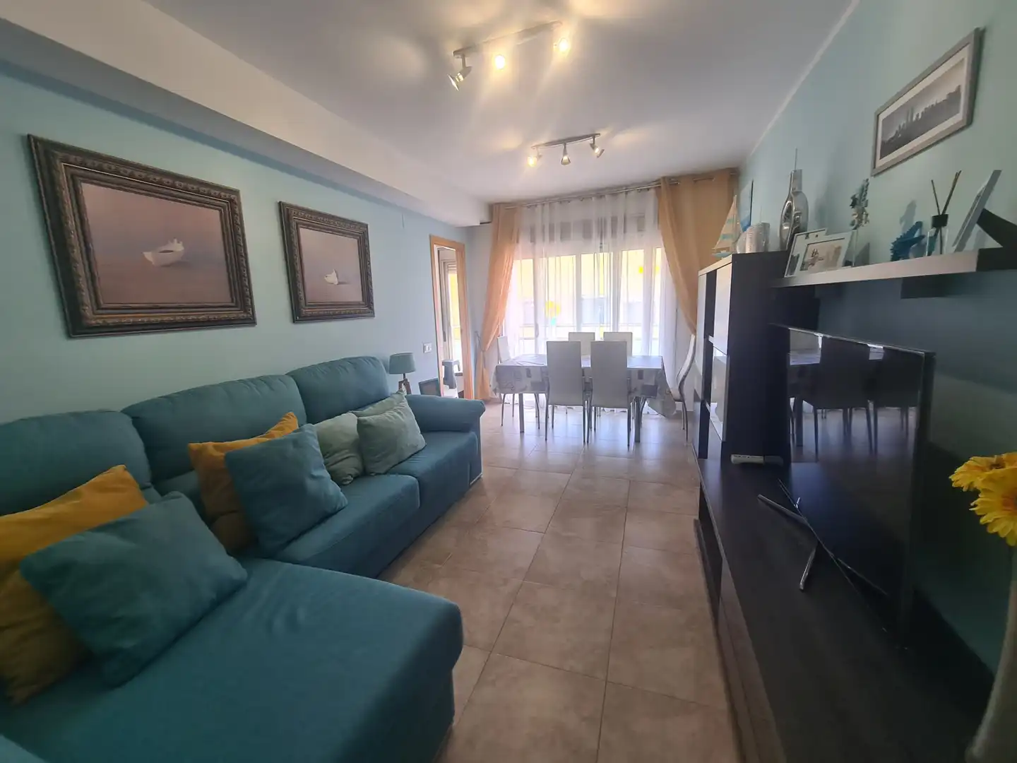 Sala de estar de Apartamento en venta en Benicarló con Aire acondicionado, Calefacción y Terraza