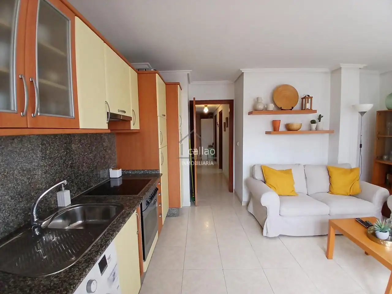 Cuina de Apartament de lloguer en Ares amb Moblat