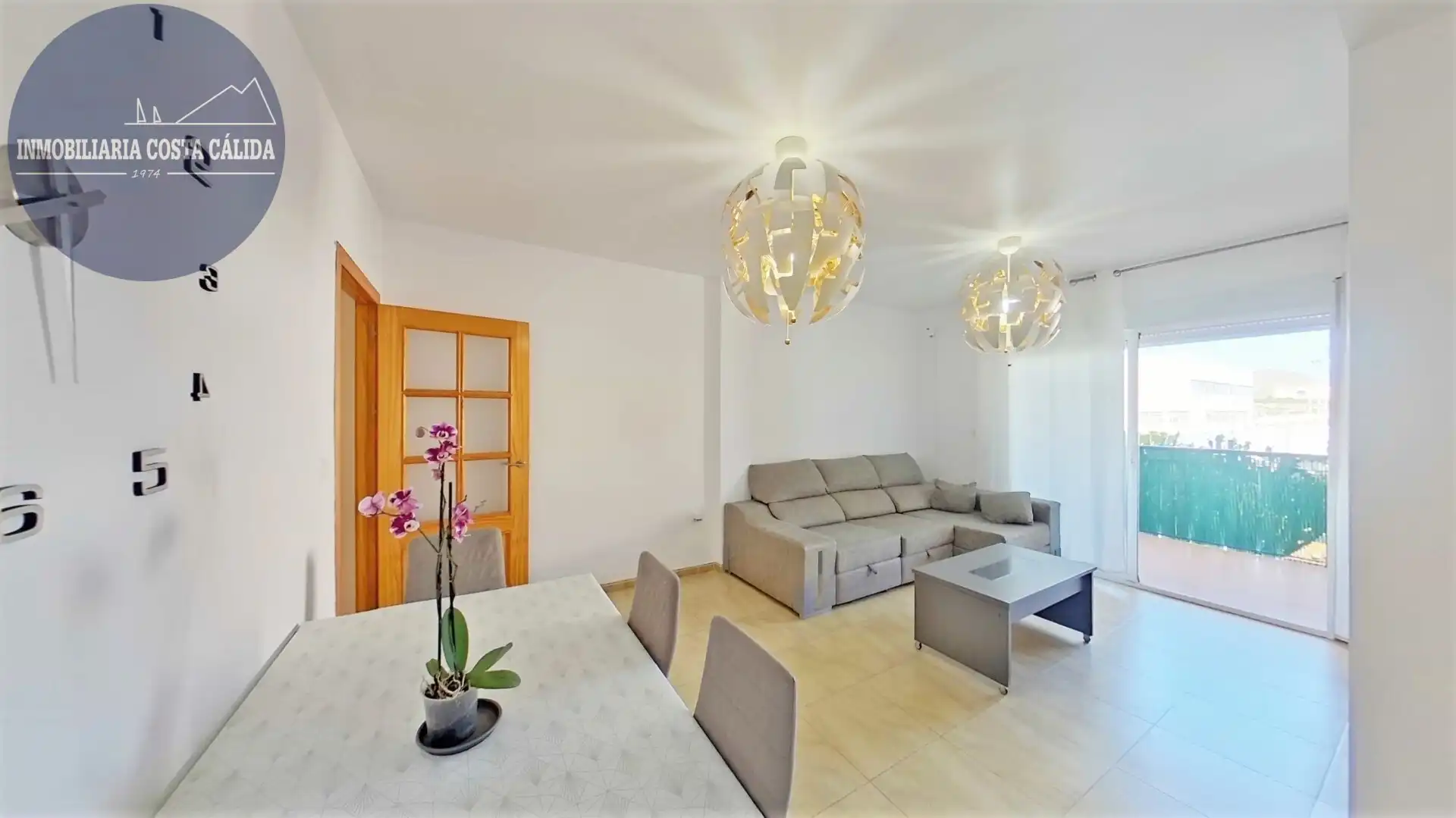 Sala de estar de Apartamento en venta en Águilas con Aire acondicionado, Calefacción y Terraza