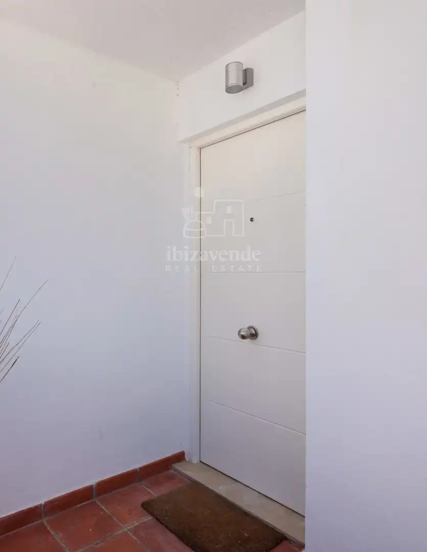 Dormitori de Casa adosada en venda en Santa Eulària des Riu amb Aire condicionat, Terrassa i Moblat