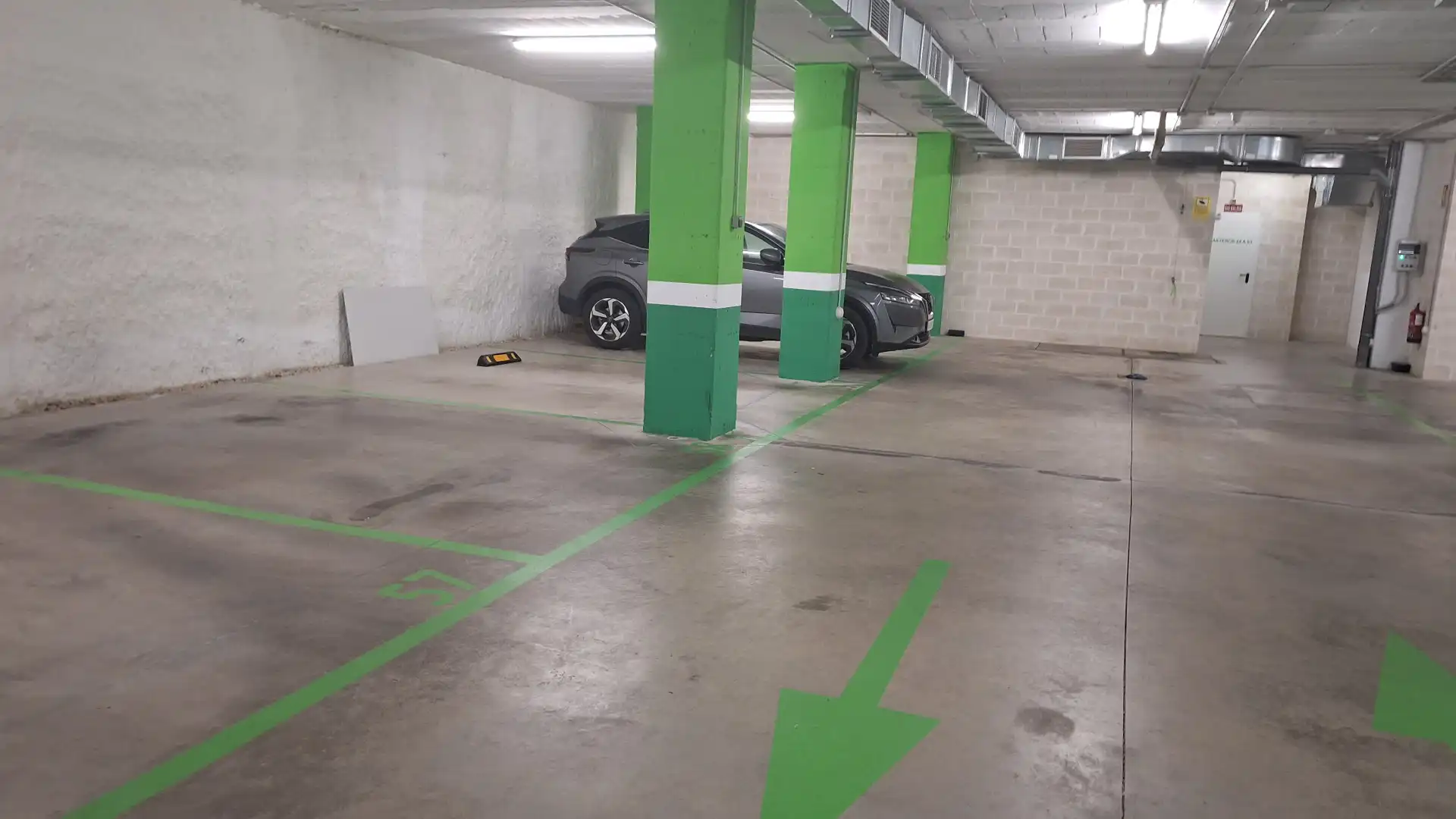 Parking of Flat for sale in Estepona  with Air Conditioner, Storage room and Swimming Pool