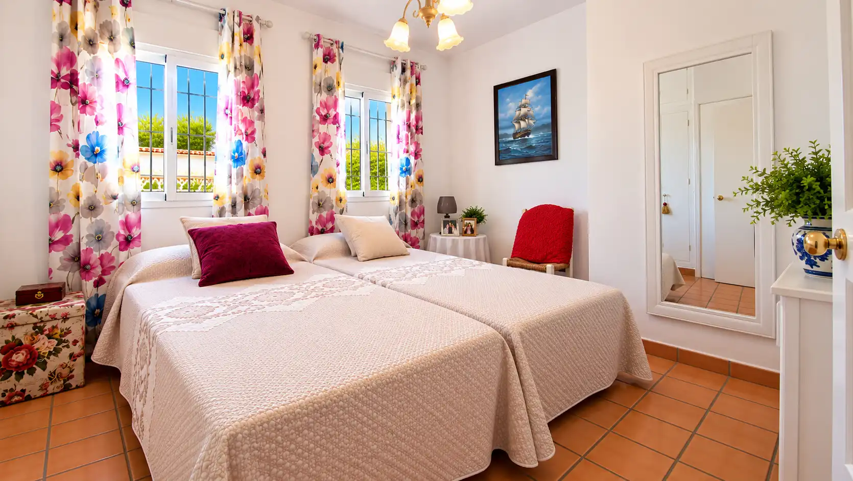 Bedroom of Houses for sale in Punta Umbría  with Private garden, Terrace and Furnished