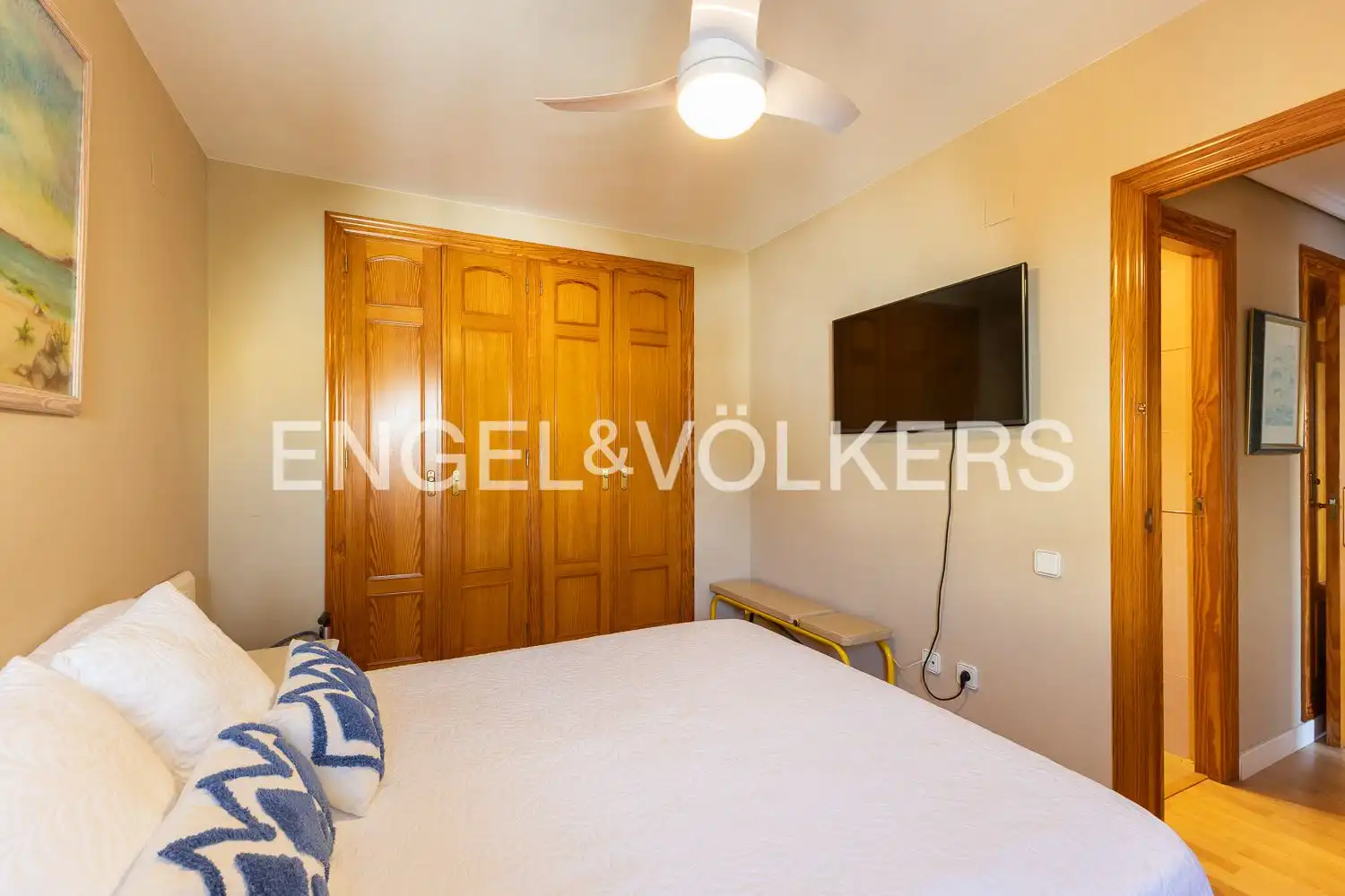 Habitación de Ático de alquiler en Cullera con Aire acondicionado, Calefacción y Parquet