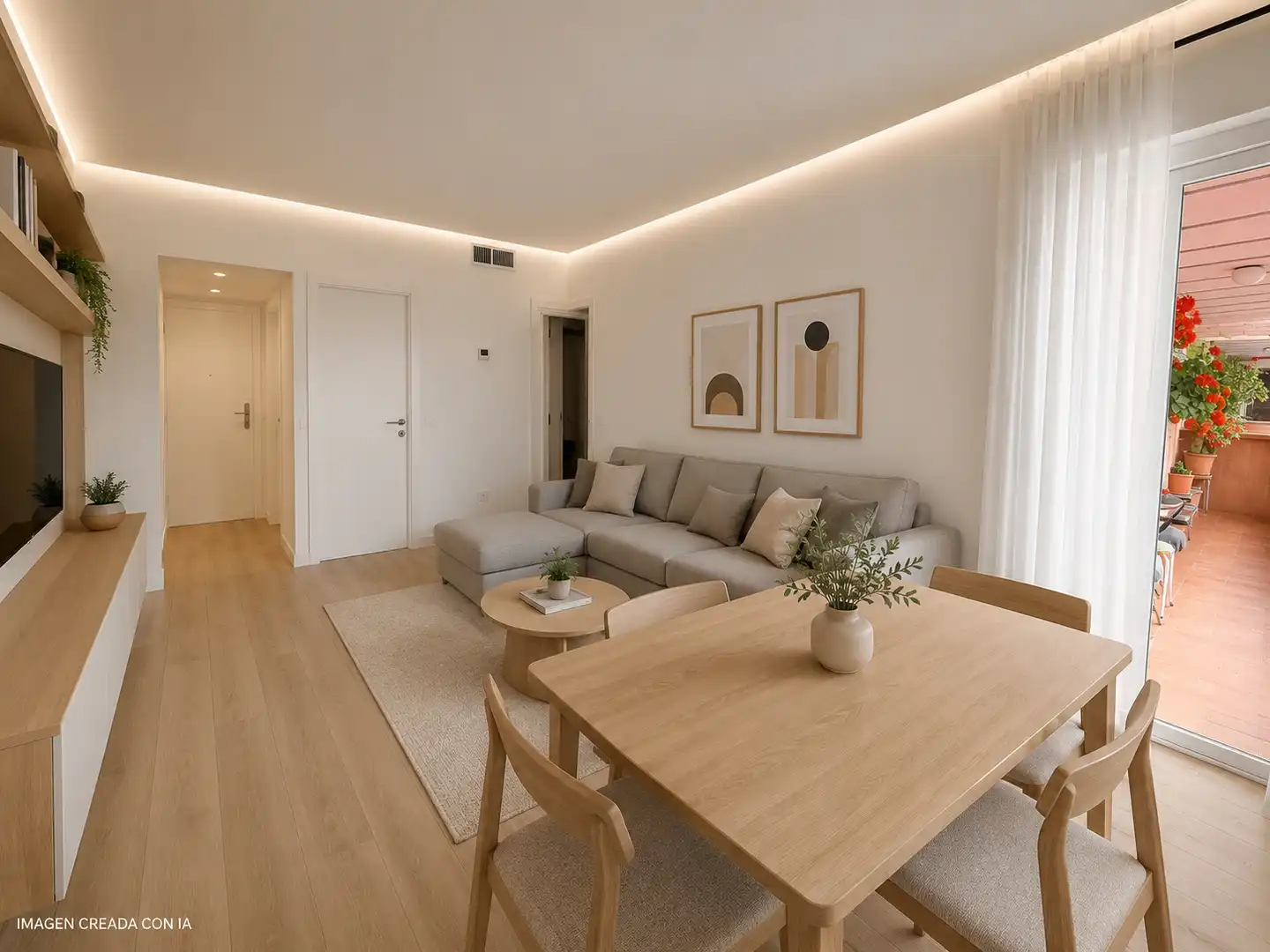 Living room of Flat for sale in Cornellà de Llobregat  with Balcony
