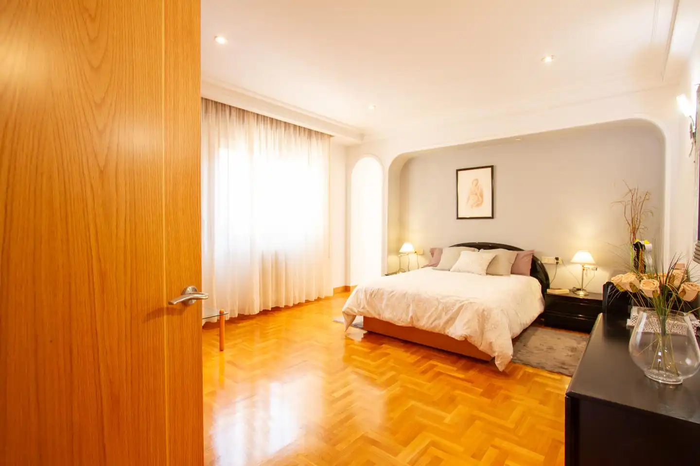 Schlafzimmer von Maisonette zum Verkauf in Villava / Atarrabia mit Klimaanlage, Heizung und Terrasse