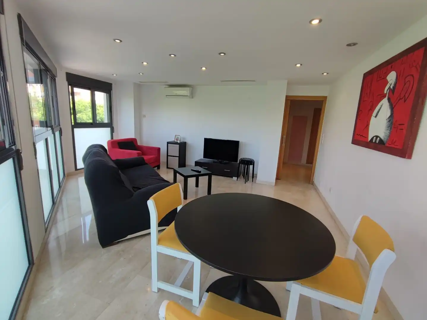 Living room of Flat for sale in Sueca  with Air Conditioner and Storage room