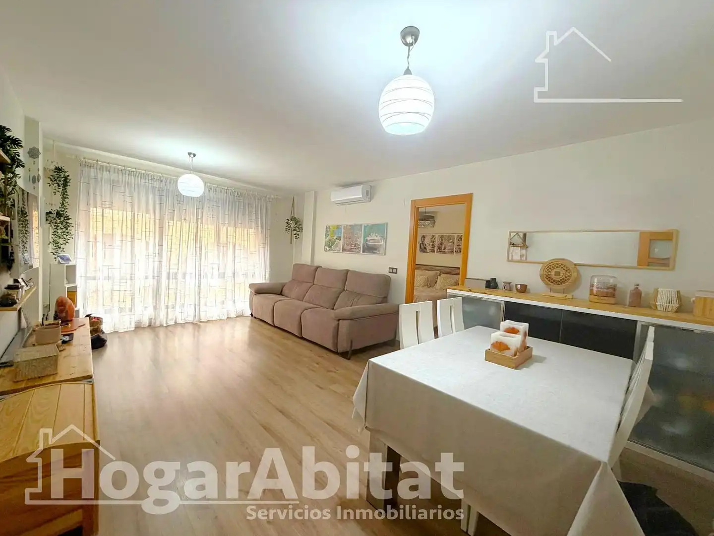 Living room of Flat for sale in Sagunto / Sagunt  with Air Conditioner and Balcony