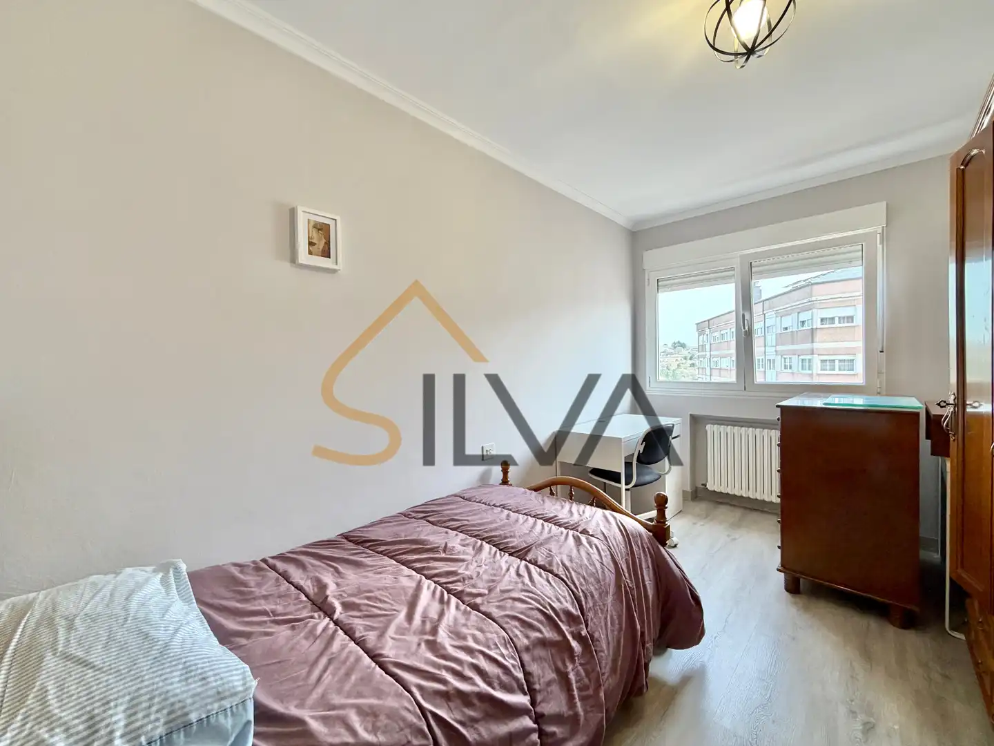 Bedroom of Flat for sale in Lugo  with Heating, Storage room and Furnished