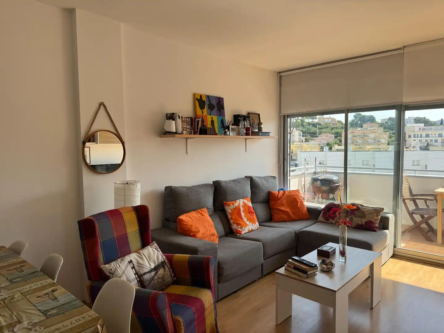 Sala d'estar de Àtic en venda en Llançà amb Aire condicionat, Terrassa i Traster