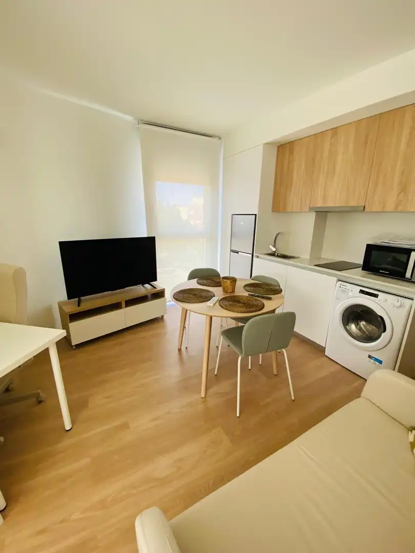 Wohnzimmer von Wohnung zur Miete in Murcia mit Klimaanlage, Heizung und Terrasse
