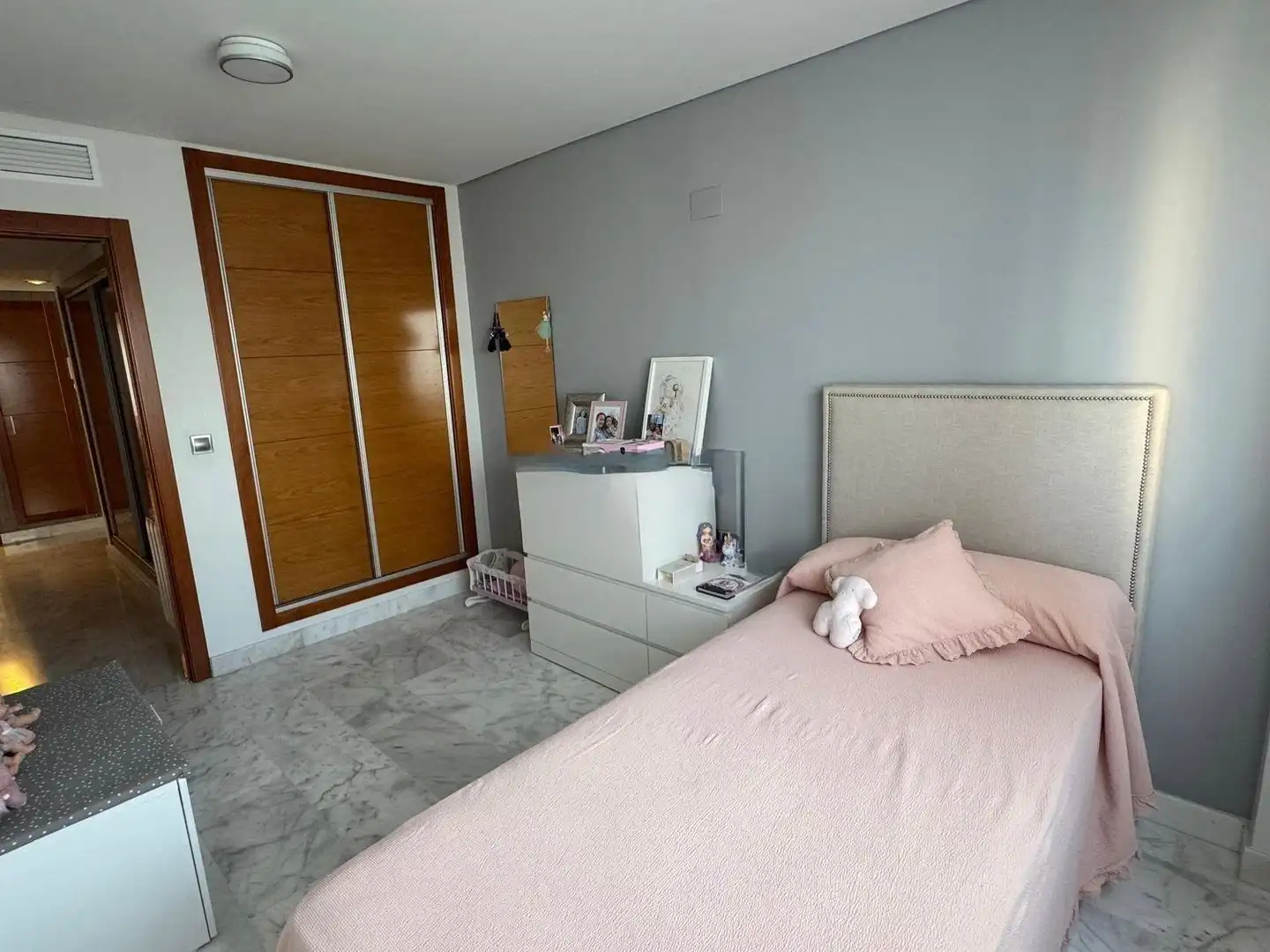 Schlafzimmer von Wohnung zur Miete in Alicante / Alacant mit Klimaanlage, Heizung und Terrasse