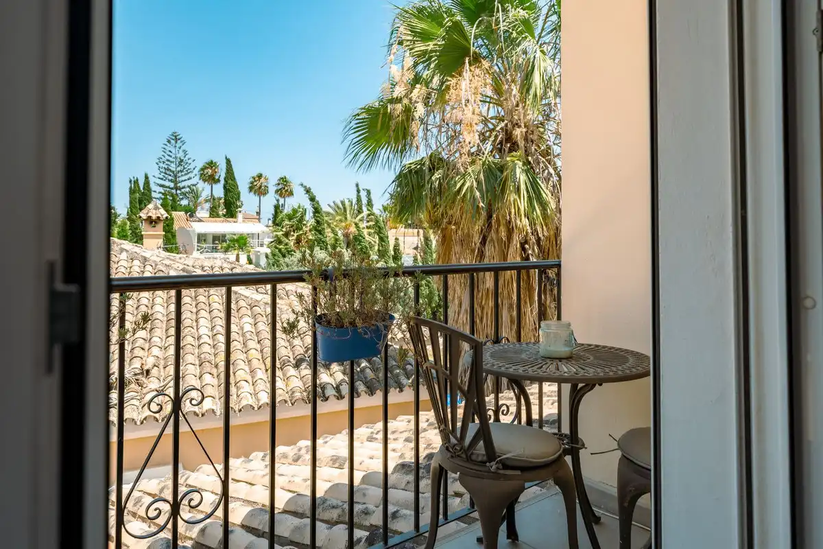 Terrassa de Casa o xalet en venda en Estepona amb Aire condicionat, Jardí privat i Terrassa
