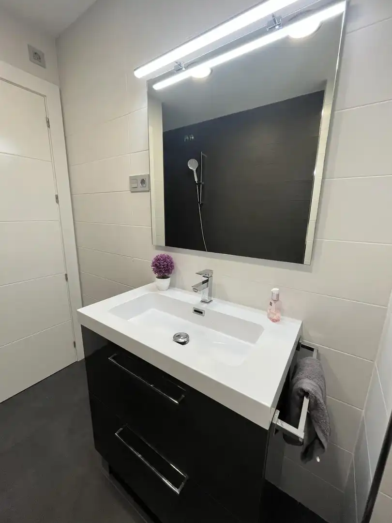 Baño de Piso de alquiler en Almería con Aire acondicionado, Calefacción y Amueblado