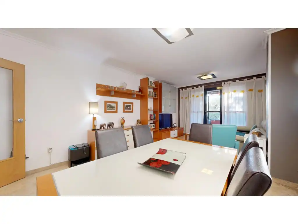 Dining room of Flat for sale in Valencia  with Air Conditioner, Terrace and Community pool