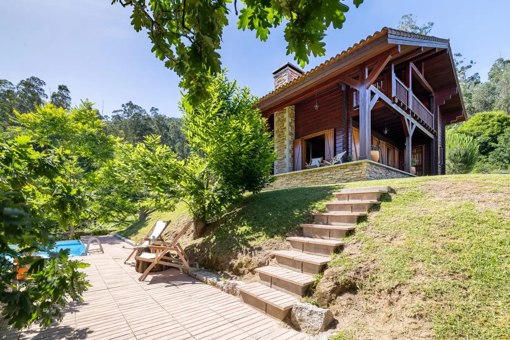 Terraza de Casa o chalet en venta en Salceda de Caselas con Calefacción, Jardín privado y Terraza