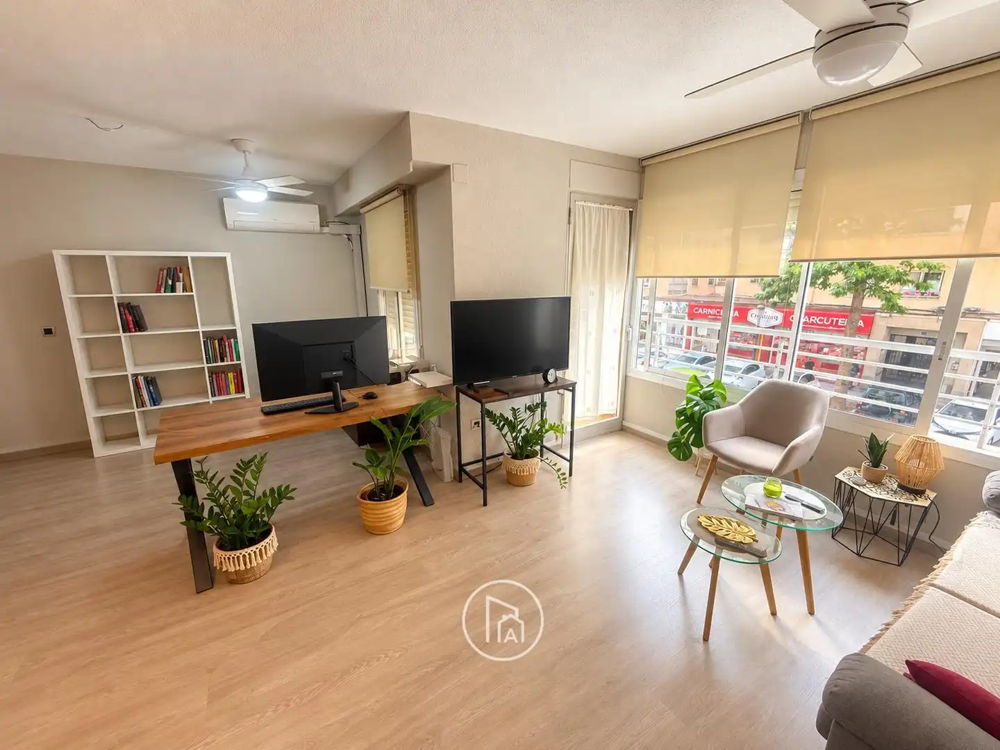 Wohnzimmer von Wohnung zum Verkauf in Valencia mit Klimaanlage, Terrasse und Balkon